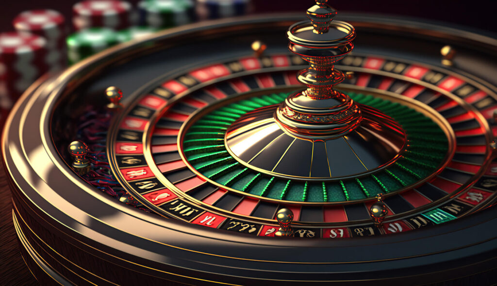 casino-games-backdrop-banner-3d-illustration-with-casino-elements-craps-roulette-poker-cards